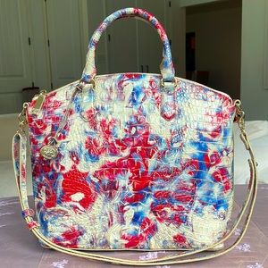 Brahmin Large Duxbury Satchel Valor Melbourne Genuine leather